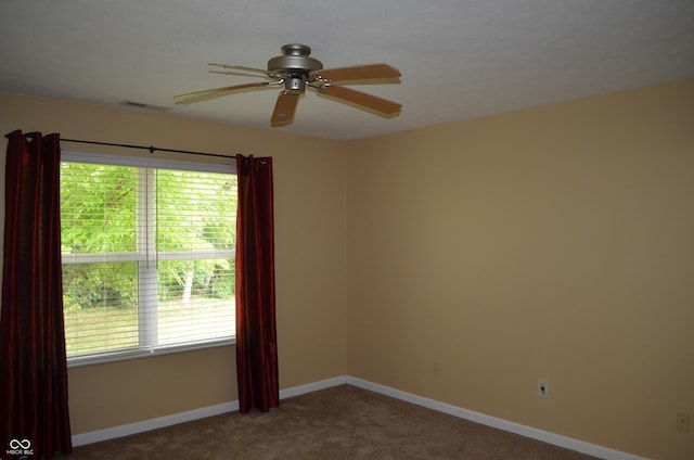 5708 Outer Bank Rd, Indianapolis, IN 46239 - unfurnished room featuring carpet floors and ceiling fan