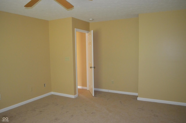 5708 Outer Bank Rd, Indianapolis, IN 46239 - unfurnished room with ceiling fan and light colored carpet
