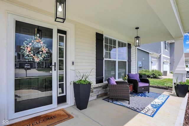 5580 Pintail Ln, Greenwood, IN 46143 - property entrance featuring a porch