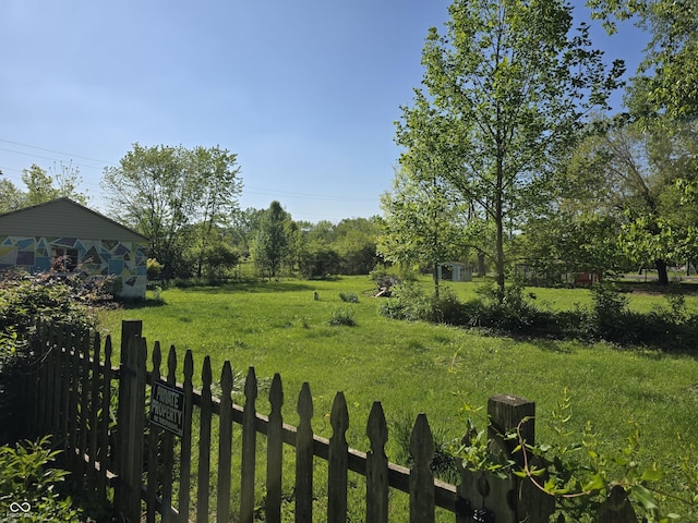 view of yard