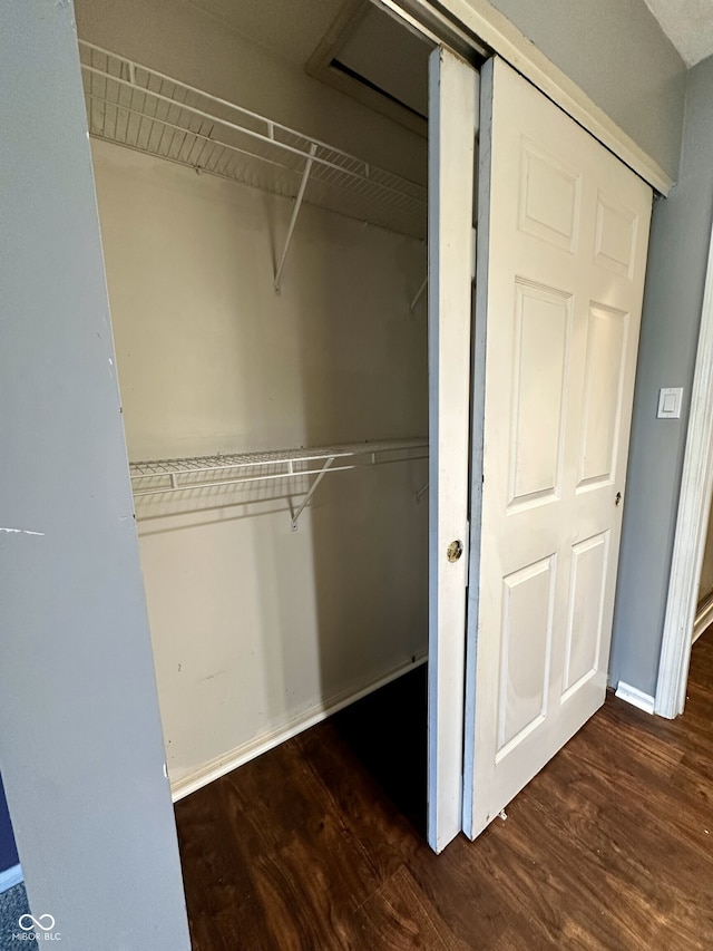 view of closet