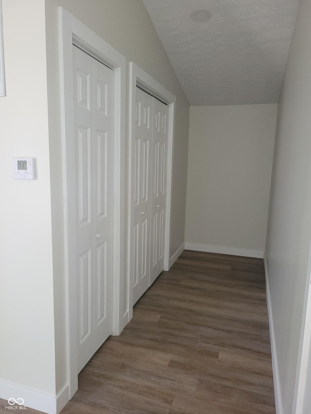 2855 Walker Ave, Indianapolis, IN 46203 - hall featuring baseboards and wood finished floors