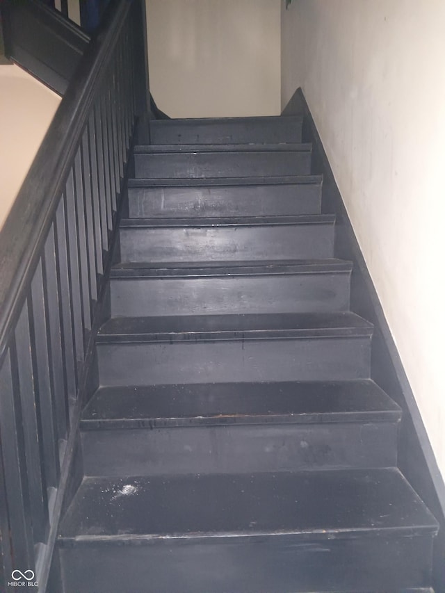 view of stairway