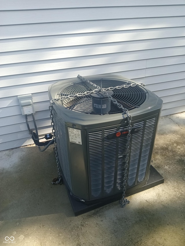 details featuring cooling unit