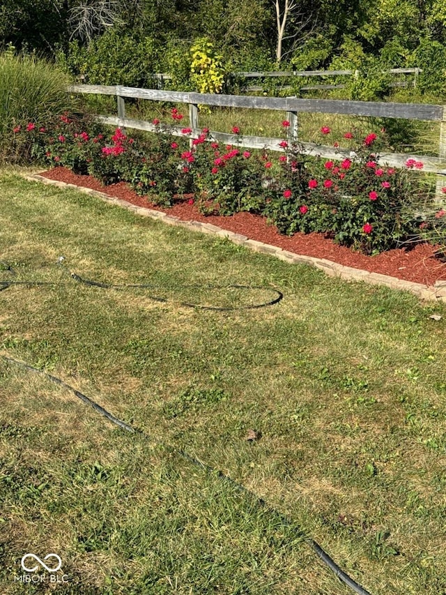 9909 E Mcgregor Rd, Indianapolis, IN 46259 - view of grassy yard