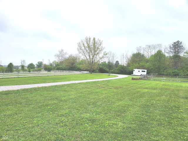 9909 E Mcgregor Rd, Indianapolis, IN 46259 - view of yard with a view of rural / pastoral area