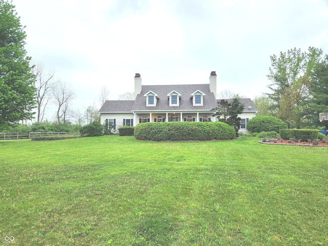 9909 E Mcgregor Rd, Indianapolis, IN 46259 - view of front facade featuring a chimney