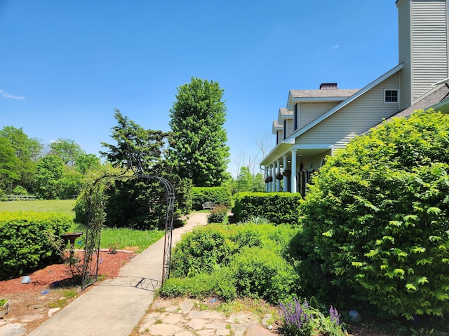 9909 E Mcgregor Rd, Indianapolis, IN 46259 - view of yard