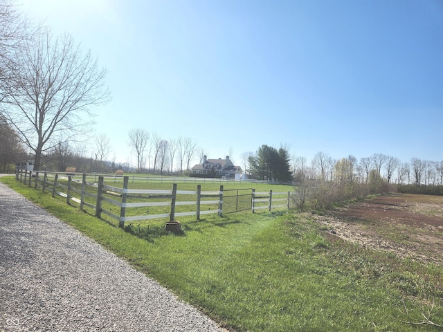 9909 E Mcgregor Rd, Indianapolis, IN 46259 - view of yard with a view of rural / pastoral area