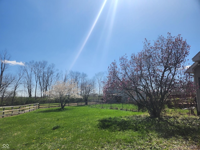 9909 E Mcgregor Rd, Indianapolis, IN 46259 - view of yard with a view of rural / pastoral area
