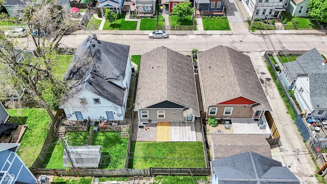 829 Olive St, Indianapolis, IN 46203 - aerial perspective of suburban area