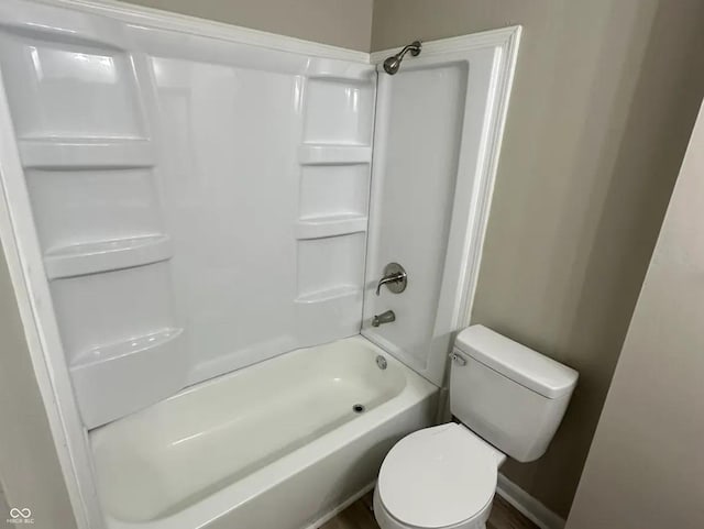2453 Larnie Ln, Indianapolis, IN 46219 - full bathroom featuring toilet and  shower combination