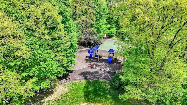 drone / aerial view