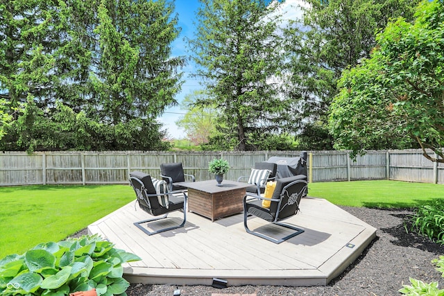 view of deck