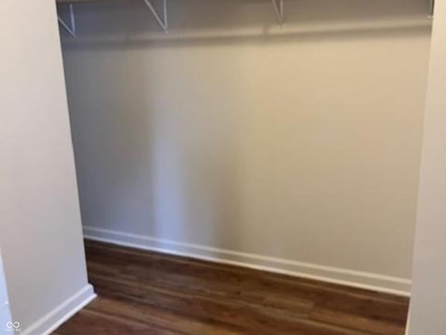 223 E Fordice St, Lebanon, IN 46052 - walk in closet with dark wood-type flooring