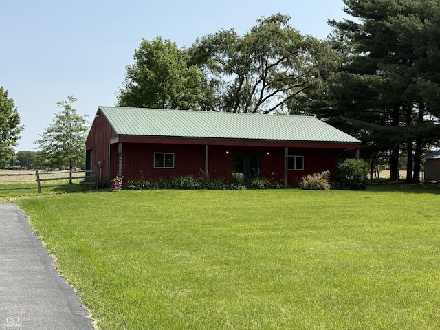 7140 N Michigan Rd, Fairland, IN 46126 - view of front facade featuring metal roof