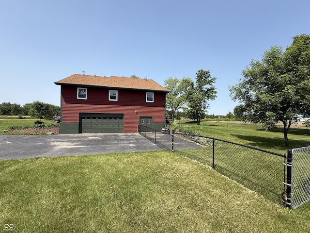 7140 N Michigan Rd, Fairland, IN 46126 - view of side of property featuring driveway and a garage