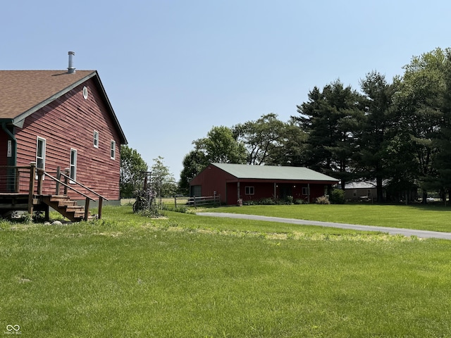 7140 N Michigan Rd, Fairland, IN 46126 - view of green lawn