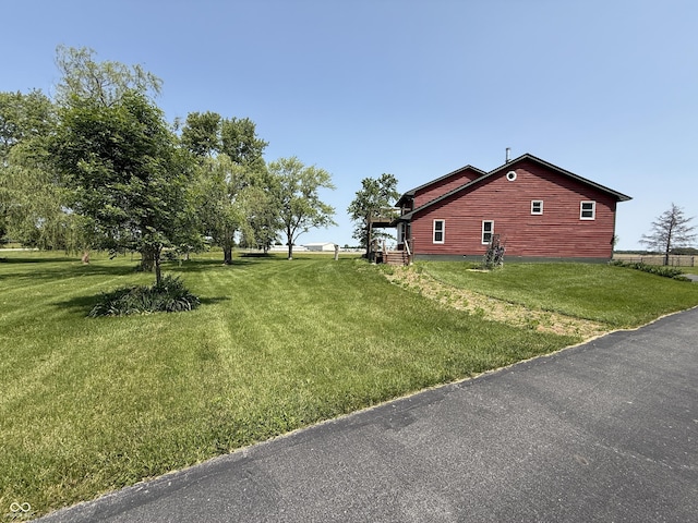 7140 N Michigan Rd, Fairland, IN 46126 - view of property exterior featuring a lawn