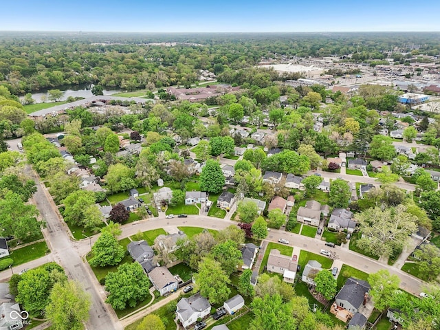 birds eye view of property featuring a residential view
