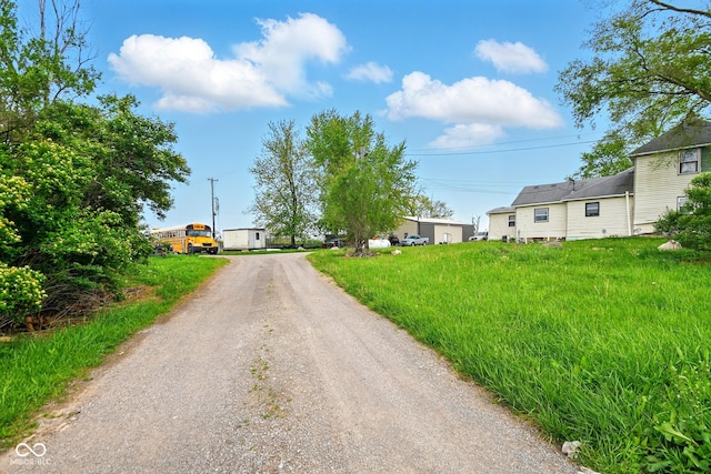 view of road