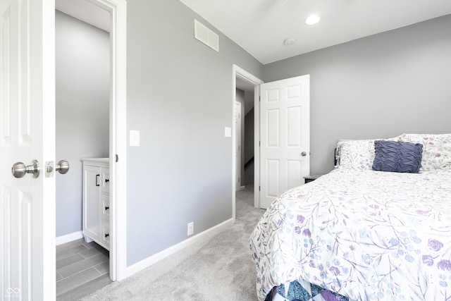 3829 Waycross Dr, Columbus, IN 47203 - bedroom featuring baseboards and light carpet