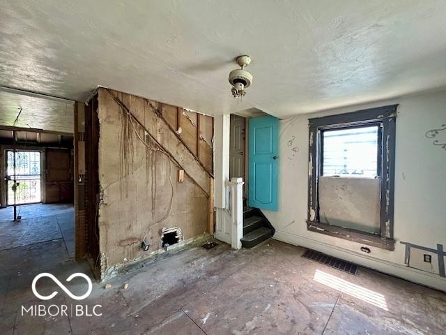 2701 N Gale St, Indianapolis, IN 46218 - interior space featuring a wealth of natural light and visible vents