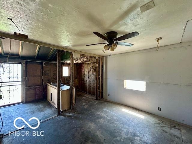 2701 N Gale St, Indianapolis, IN 46218 - interior space with ceiling fan and plenty of natural light