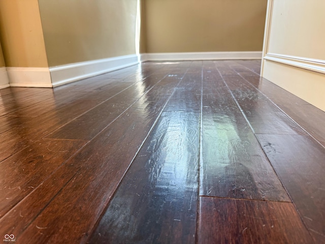 detailed view of wood finished floors