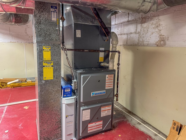 view of utility room