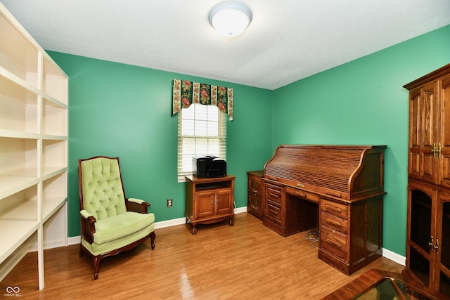 10713 Stable Dr, Indianapolis, IN 46239 - office featuring wood finished floors and baseboards