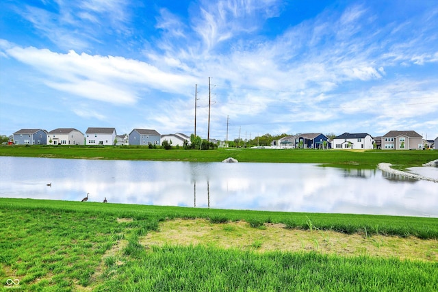 water view with a residential view