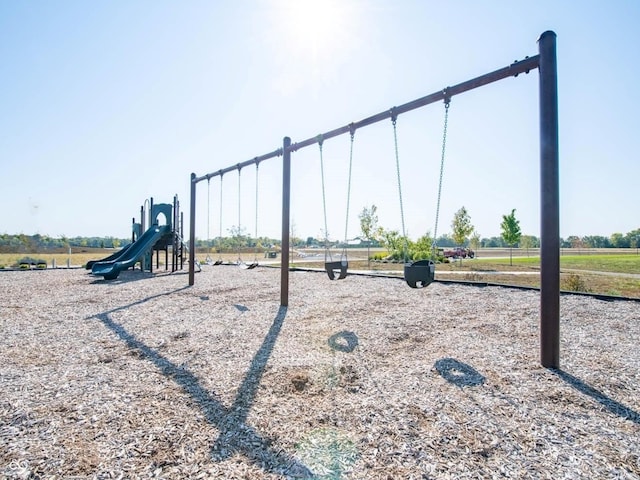 view of community jungle gym