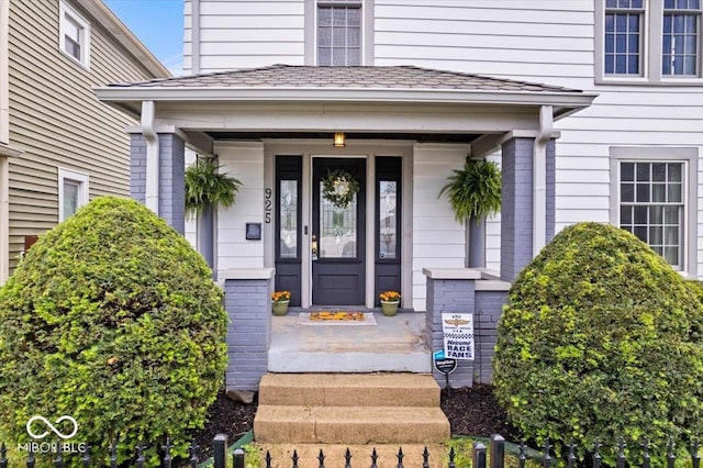 925 S State Ave, Indianapolis, IN 46203 - doorway to property with a porch