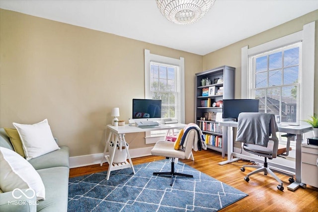 925 S State Ave, Indianapolis, IN 46203 - office space with wood finished floors and baseboards