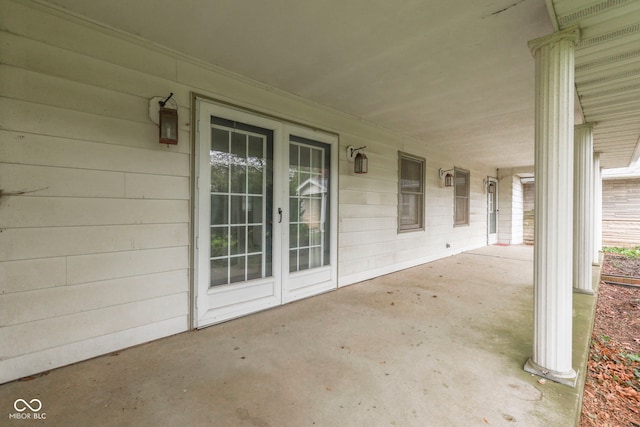 8903 Maple Hill Dr, Indianapolis, IN 46239 - view of patio / terrace featuring covered porch