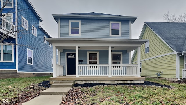 1918 Cornell Ave, Indianapolis, IN 46202 - view of front facade featuring a porch
