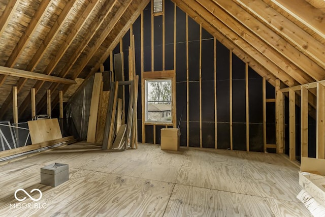 3134 W Hickory Woods Dr, Greenfield, IN 46140 - view of unfinished attic
