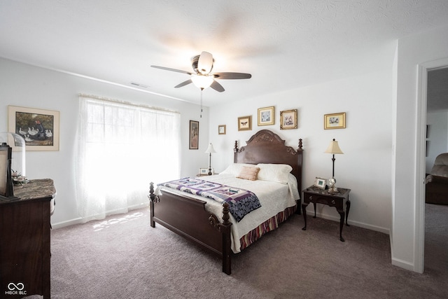 509 Tulip Tree Dr, Lapel, IN 46051 - bedroom featuring carpet floors, baseboards, and ceiling fan