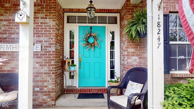 18247 Kinder Oak Dr, Noblesville, IN 46062 - entrance to property with brick siding