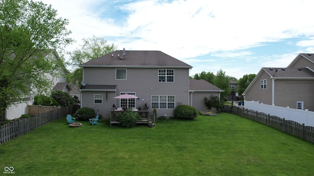 18247 Kinder Oak Dr, Noblesville, IN 46062 - back of house featuring a deck