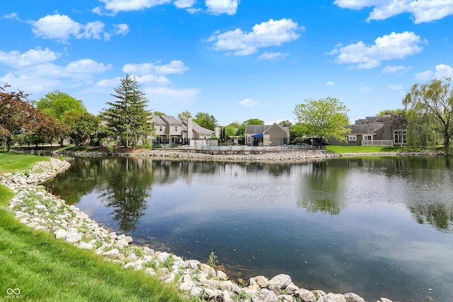 6505 Miramar Ct, Indianapolis, IN 46250 - water view featuring nearby suburban area