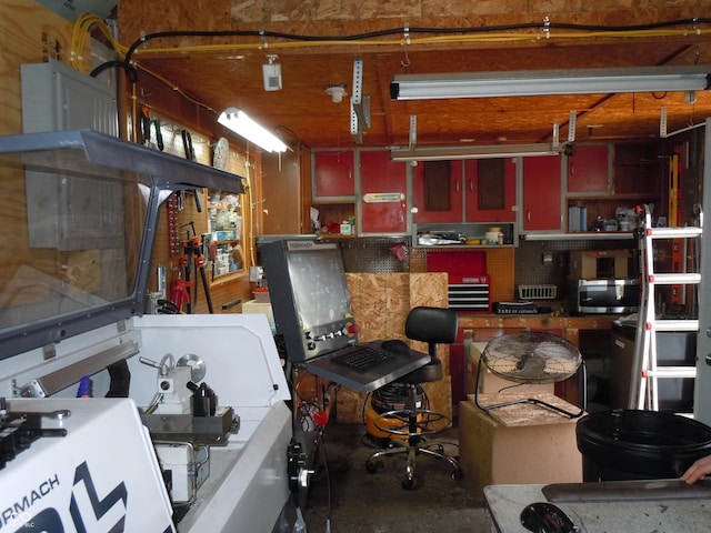 view of storage room