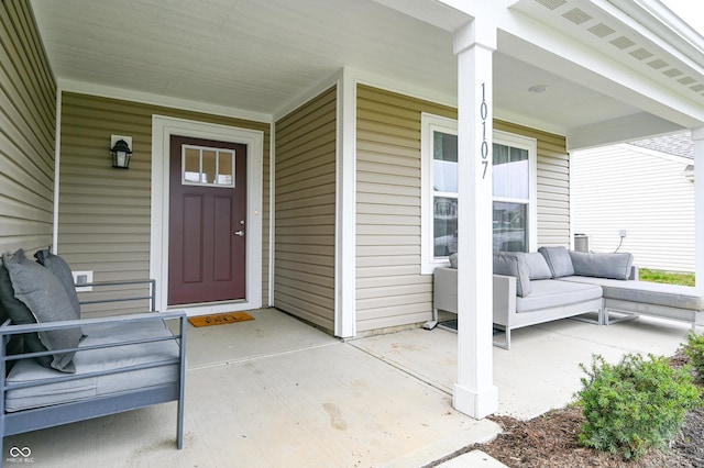 10107 Camp Creek Way, Indianapolis, IN 46229 - view of exterior entry with a porch