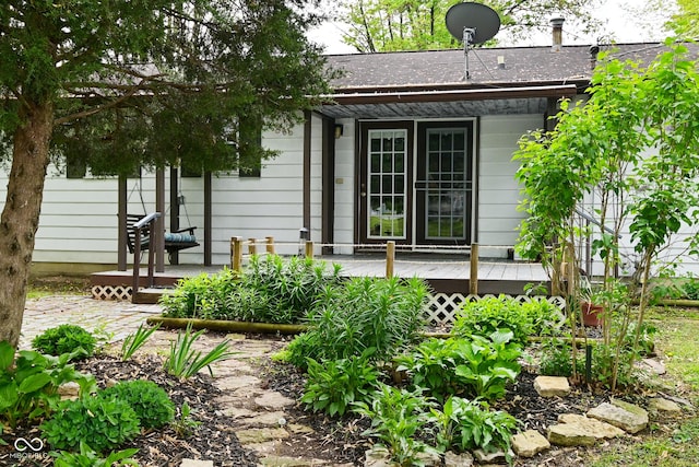 7228 Kimberly Ln, Plainfield, IN 46168 - back of house with a wooden deck