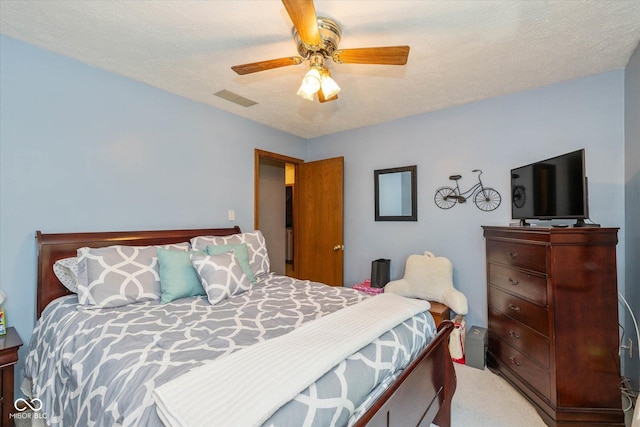 8111 Timberwood Dr, Plainfield, IN 46168 - bedroom with ceiling fan and carpet floors