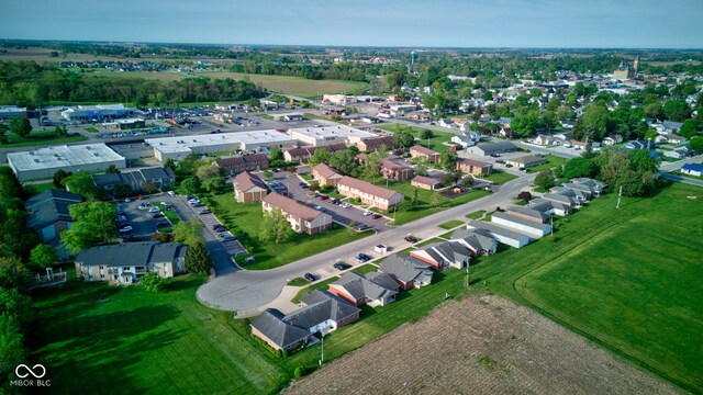 aerial view of property and surrounding area