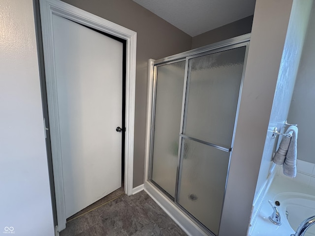 2725 Falcon Ct, Seymour, IN 47274 - bathroom with a stall shower and a bath