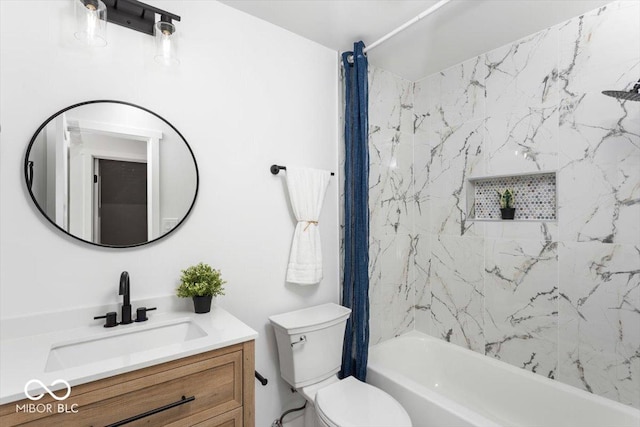 6682 English Dr, Avon, IN 46123 - full bath with toilet, vanity, and shower / bath combo