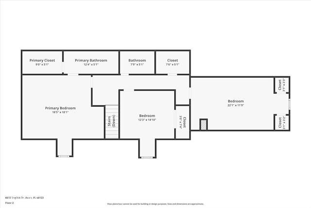 6682 English Dr, Avon, IN 46123 - home floor plan